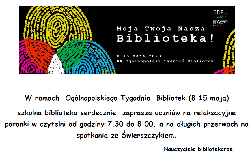 plakat bibliorekarz